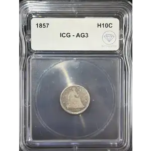Half Dimes---Liberty Seated 1837-1873-Silver- 0.5 Dime (2)