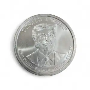Donald Trump 45th President 2oz Silver Round (2)