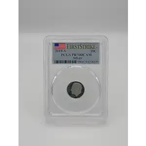 2019-S Roosevelt Silver Dime PCGS PR70 DCAM First Strike