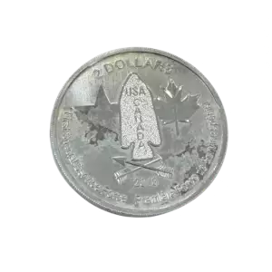 2013 3/4 oz Canadian First Special Service Force Silver Coin  (Milk-spots/minor toning)