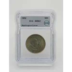 Classic Commemorative Silver---Carver/Washington Commemorative 1951-1954-Silver- 0.5 Dollar (5)