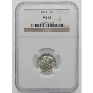 1944 Mercury Dime NGC MS65  (2)