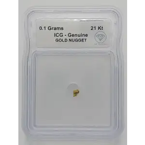 Gold Nugget 0.1 Gram