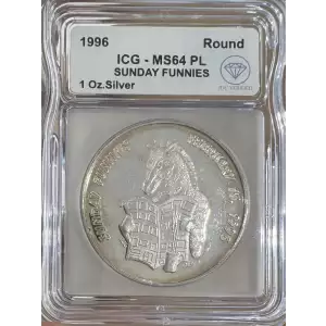 1996 Sunday Funnies 1 oz Round