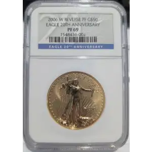 2006 W 20TH ANNIVERSARY SET REVERSE PROOF OFFICIAL US MINT SET