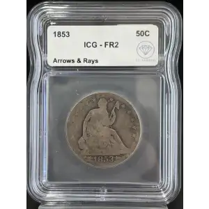 Half Dollars---Liberty Seated 1839-1891 -Silver- 0.5 Dollar (2)