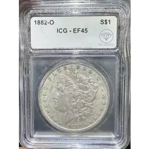 1882-O Morgan Dollar ICG EF45 IDC Verified (2)