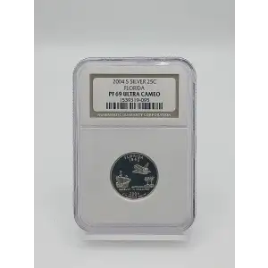 2004-S Washington Silver Florida Quarter NGC PF69 UC  (2)