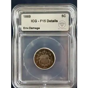 Nickel Five Cent Pieces-Shield 1866-1883