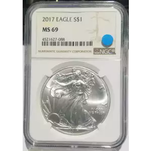 2017 American Silver Eagle NGC MS69  (2)