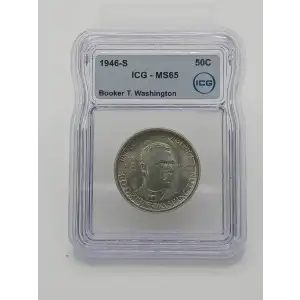 Classic Commemorative Silver--- Booker T. Washington Memorial 1946-1951-Silver- 0.5 Dollar (2)