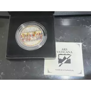 2008 Cook Islands 20 Dollars Masterpieces of Art Da Vinci