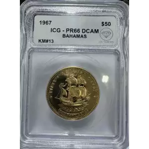 BAHAMAS Gold 50 DOLLARS