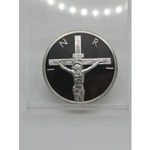 1 oz INRI Jesus Shekel Silver Round