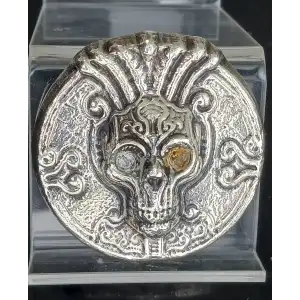 5.75oz Silver Ripple Aztec Round, BYB