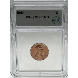 1962 Lincoln Memorial Penny ICG MS66 Red (5)
