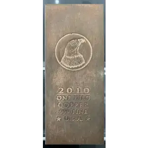 Kilo Eagle Made In USA Copper Bar