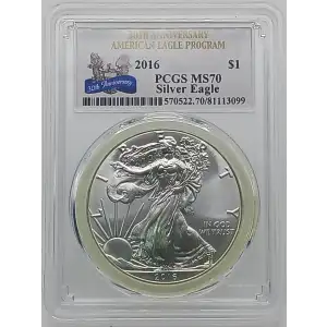 2016 $1 Silver Eagle 30th Anniversary (2)