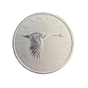 2020 Canada 2 oz $10 Silver Canadian Goose (Various Condition)